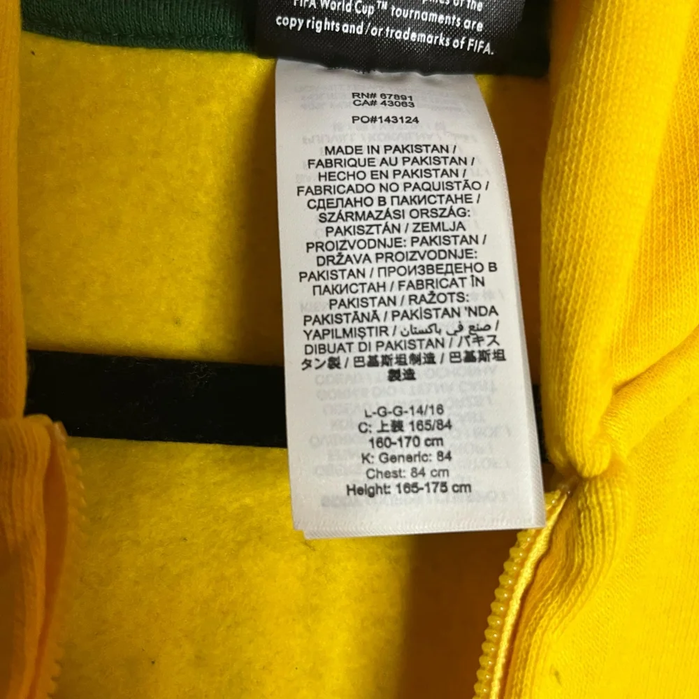 FIFA Women's World Cup 2023 Team Australia Yellow Zip Hoodie - Unisex